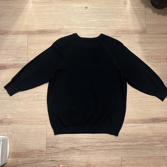 Marella Sport, Black blend, 3/4 sleeve cotton blend sweater Size - Small - Picture 10 of 15